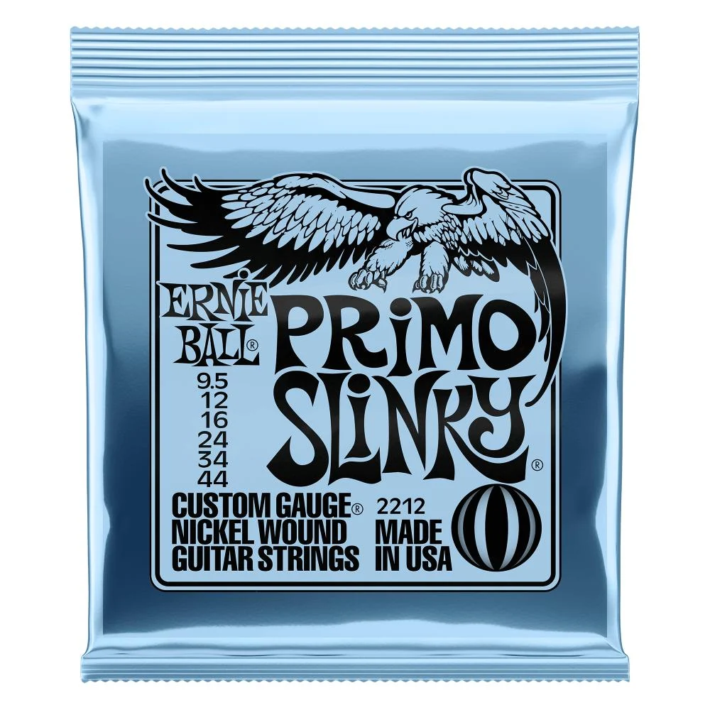 Ernie Ball Primo Slinky Nickel Wound Electric Guitar Strings | 9.5-44 Gauge