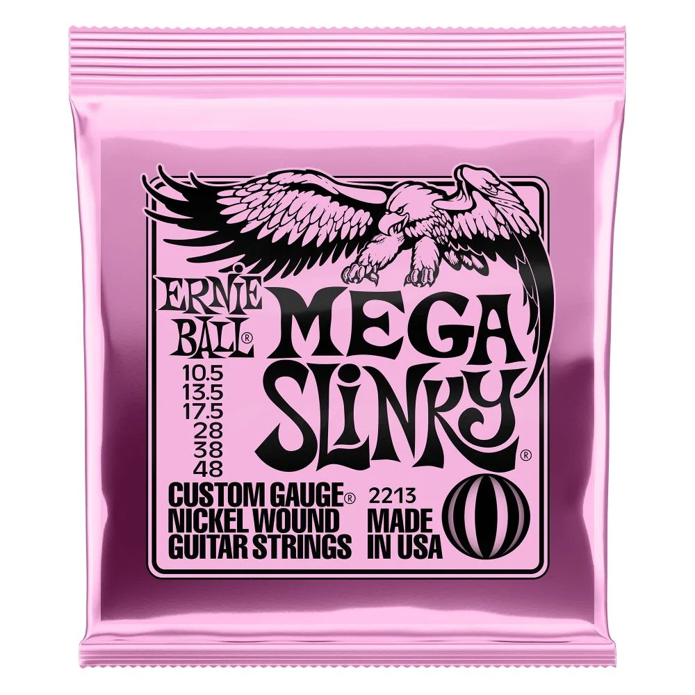 Ernie Ball Mega Slinky Nickel Wound Electric Guitar Strings | 10.5-48 Gauge