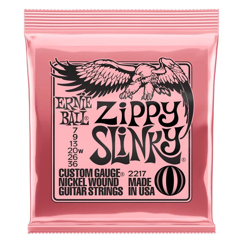 Ernie Ball Zippy Slinky Nickel Wound Electric Guitar Strings | 7-36 (Super Light)