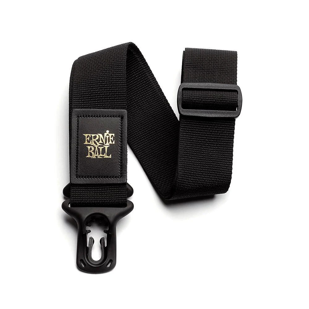 Ernie Ball Polypro Polylock Guitar Strap | Black (2")