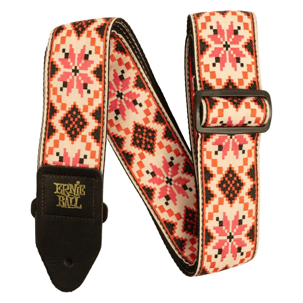 Ernie Ball Classic Jacquard Guitar Strap | Cinnamon Needlepoint (2")