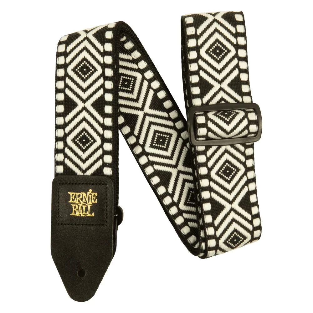Ernie Ball Classic Jacquard Guitar Strap | White Savannah (2")