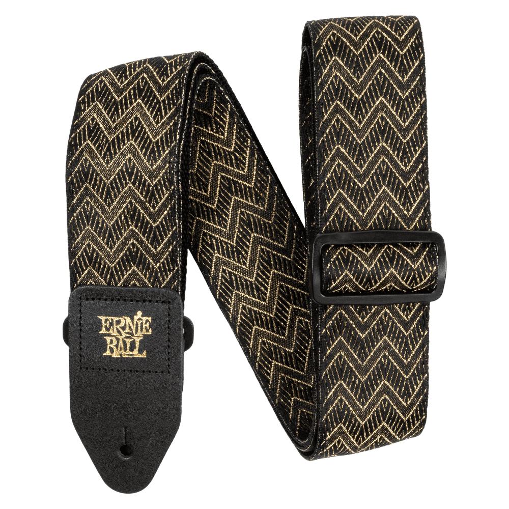 Ernie Ball Classic Jacquard Guitar Strap | Golden Waves (2")