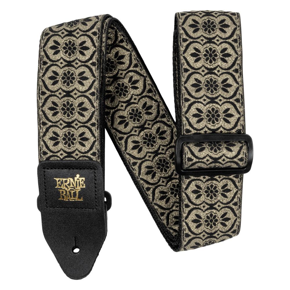 Ernie Ball Classic Jacquard Guitar Strap | Golden Garden (2")
