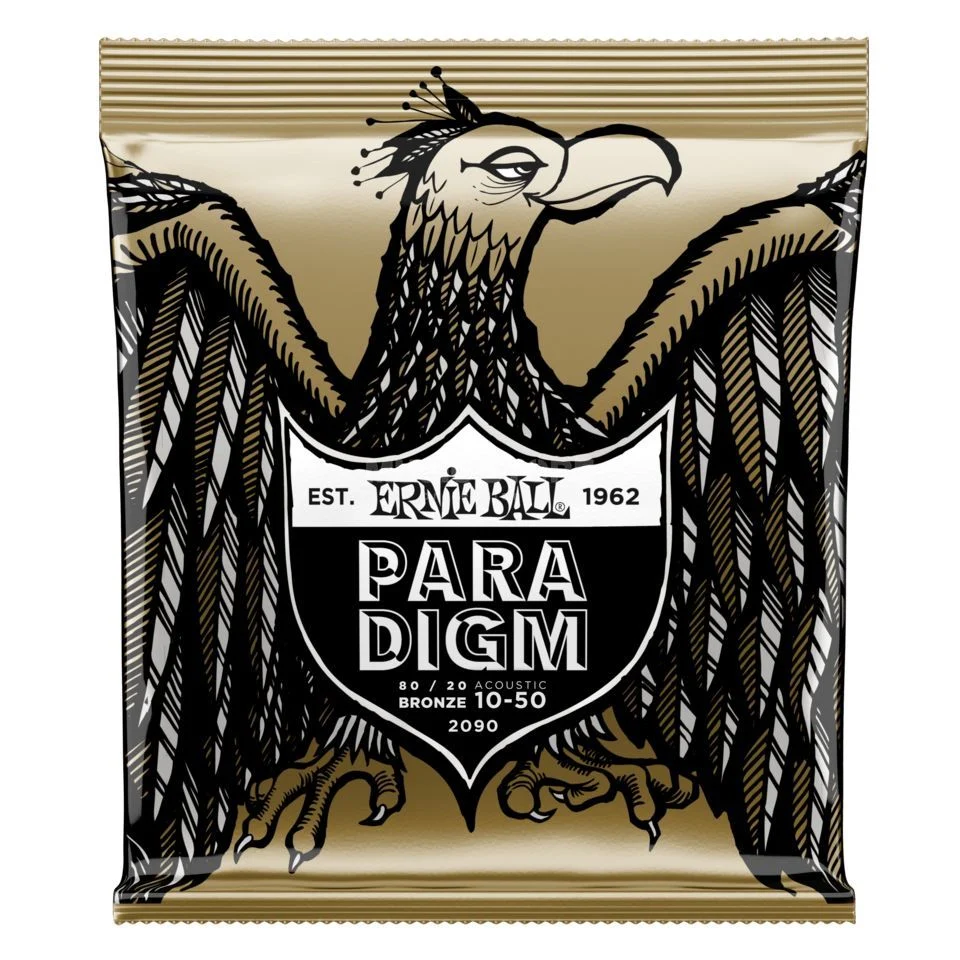 Ernie Ball Paradigm 80/20 Bronze Acoustic Guitar Strings | 10-50 (Extra Light)