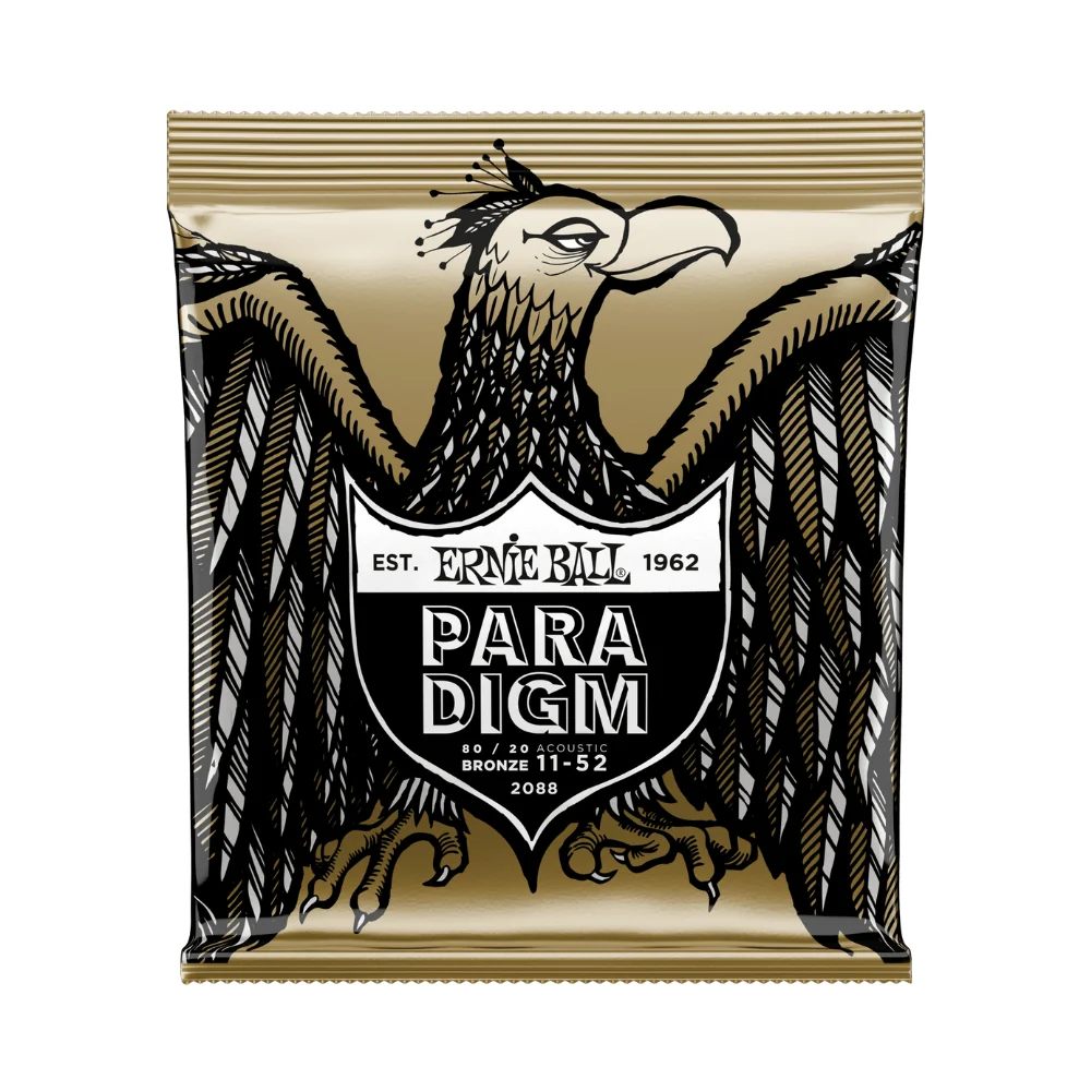 Ernie Ball Paradigm 80/20 Bronze Acoustic Guitar Strings | 11-52 (Light)