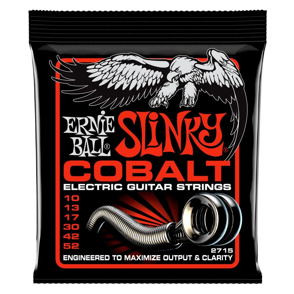 Ernie Ball Slinky Cobalt Electric Guitar Strings | 10-52