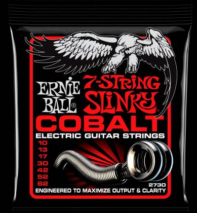 Ernie Ball Slinky Cobalt Electric Guitar Strings | 7-String Skinny Top Heavy Bottom