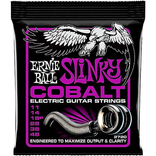 Ernie Ball Slinky Cobalt Electric Guitar Strings | Power Slinky