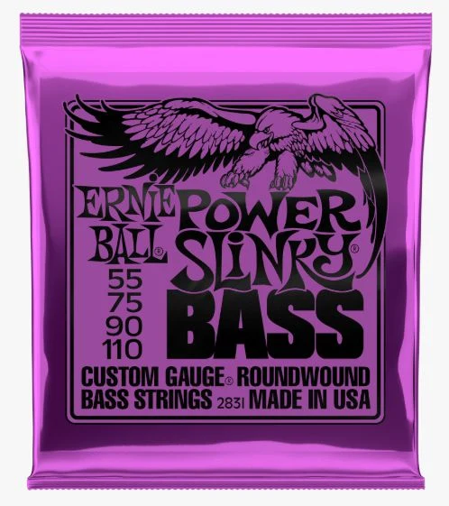 Ernie Ball Slinky Series Bass Guitar Strings | Power Slinky