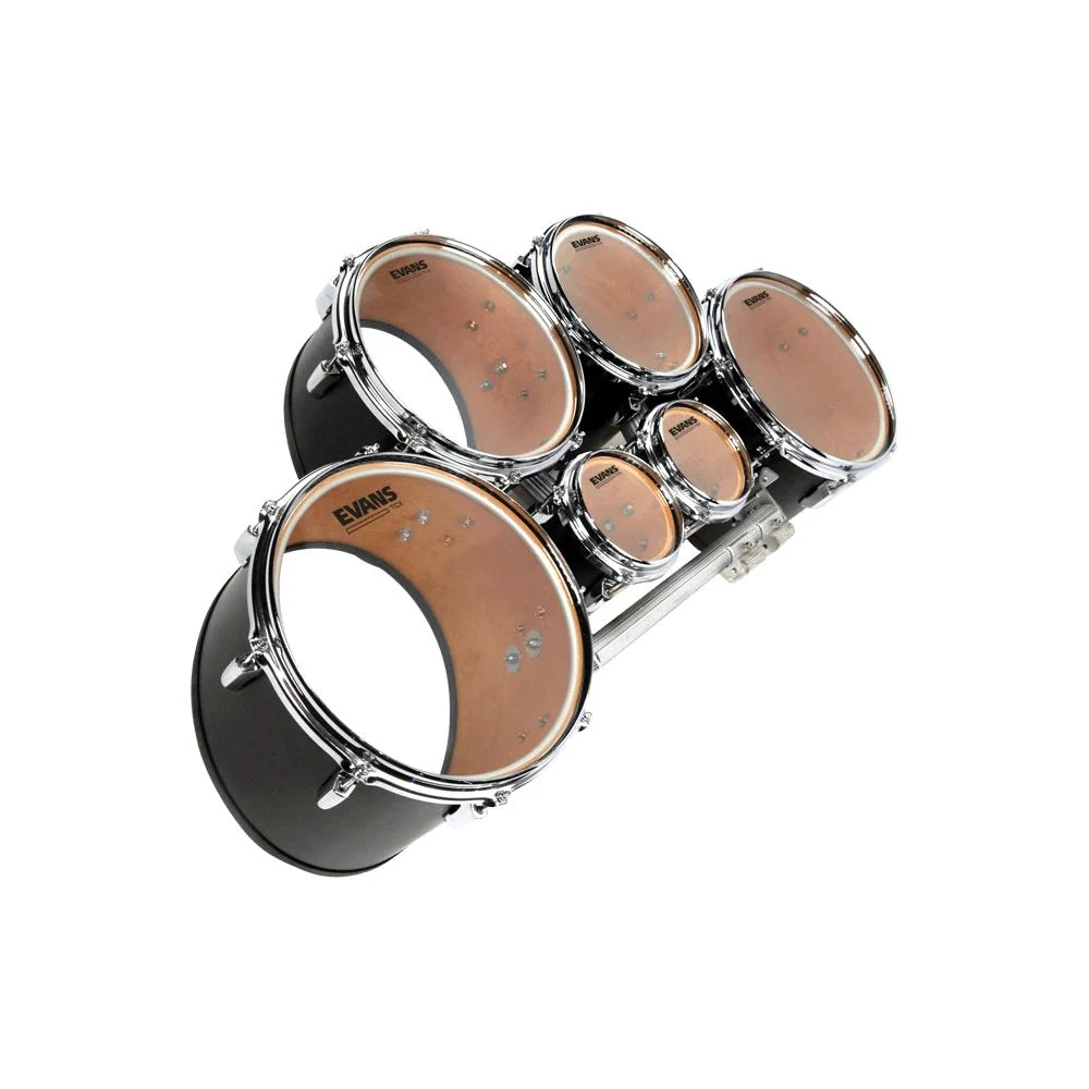 Evans TCX Marching Tenor Drumhead | 10" (Clear) - Image 2