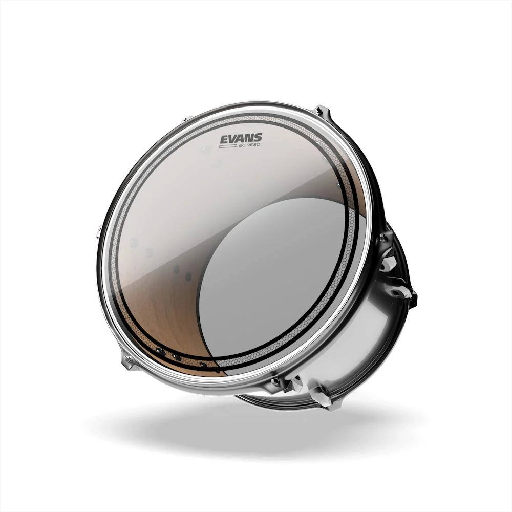 Evans EC Resonant Tom Drumhead | 16" (Clear) - Image 2