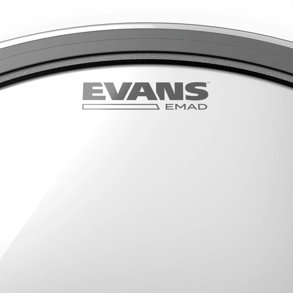 Evans EMAD Bass Drumhead | 22" (Clear) - Image 3