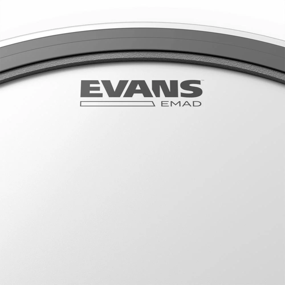 Evans EMAD Bass Drumhead | 22" (Coated White) - Image 3