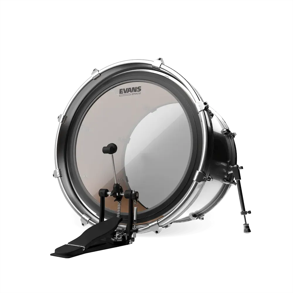 Evans EMAD2 Bass Drumhead | 22" (Clear) - Image 2