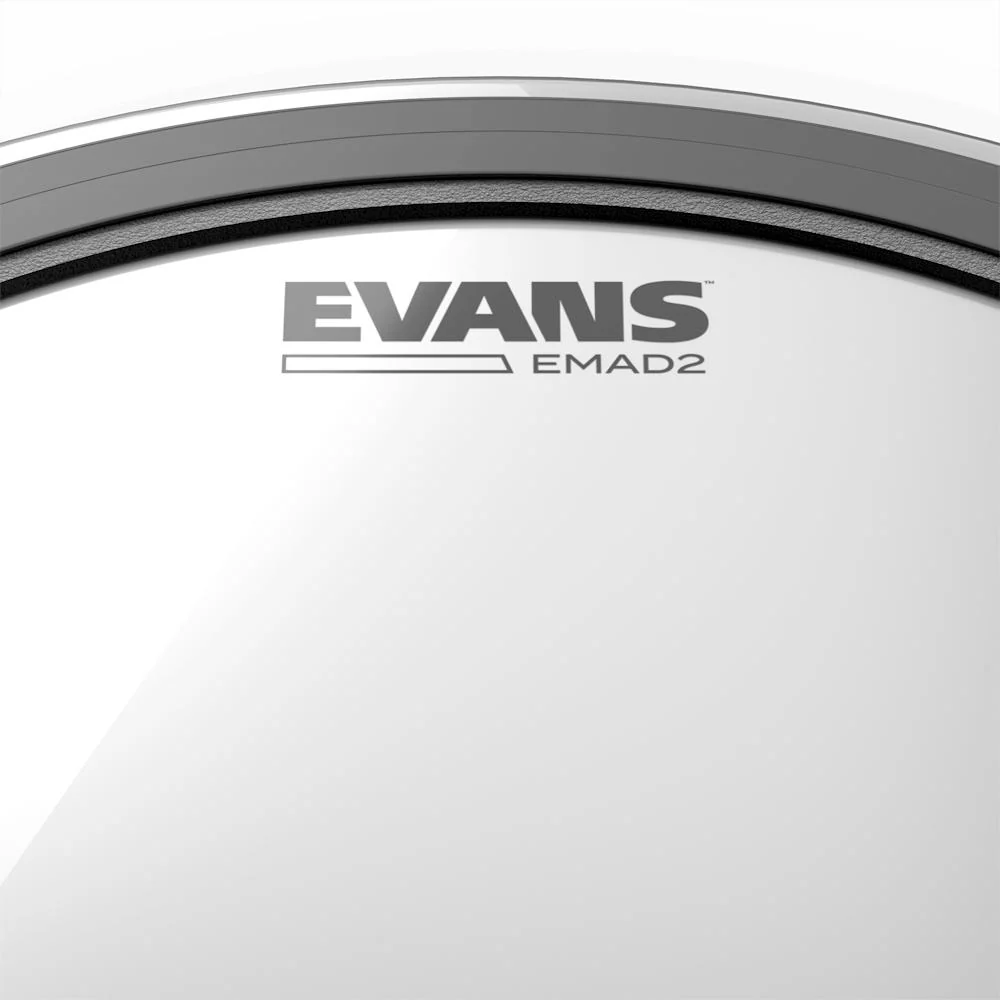 Evans EMAD2 Bass Drumhead | 22" (Clear) - Image 3