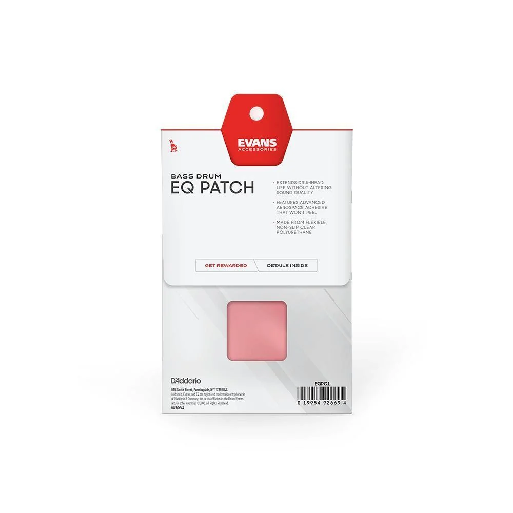Evans EQ Drum Patch | Clear Plastic - Image 3