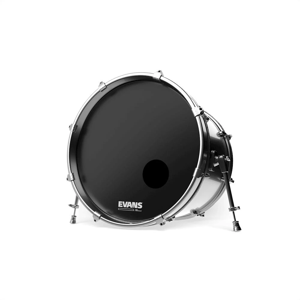Evans EQ3 Reso Black Bass Drum Heads | 20 Inch - Image 2