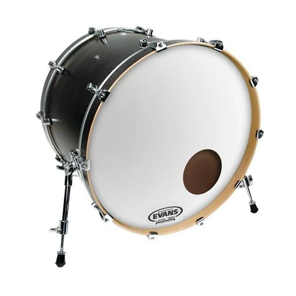 Evans EQ3 Resonant Bass Drumhead | 22" (Smooth White)
