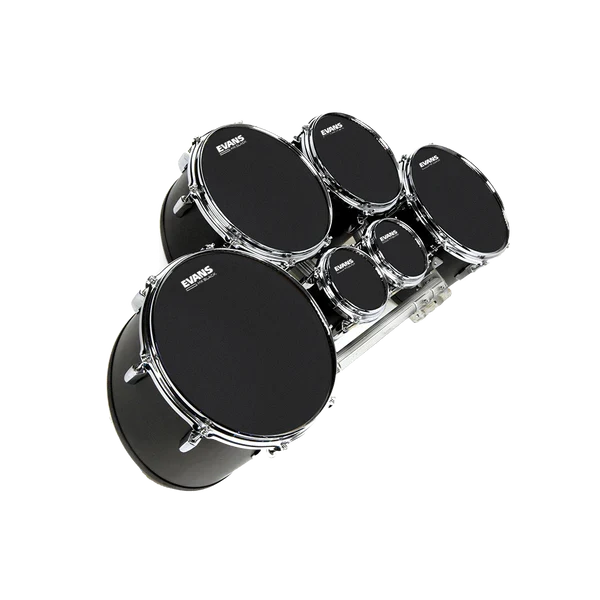 Evans TT08MXB MX Black Marching Tenor Drum Head | 8" - Image 3