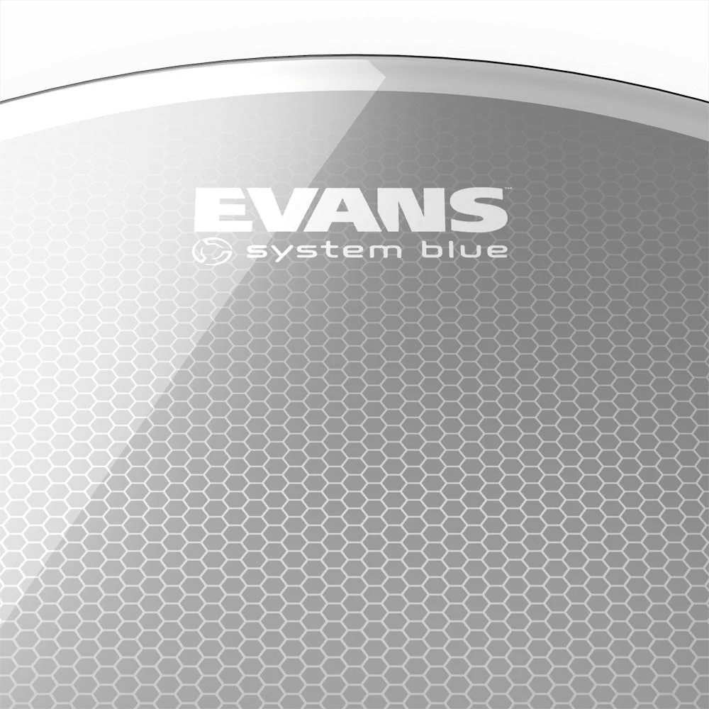 Evans System Blue Marching Tenor Drumhead | 12" - Image 3