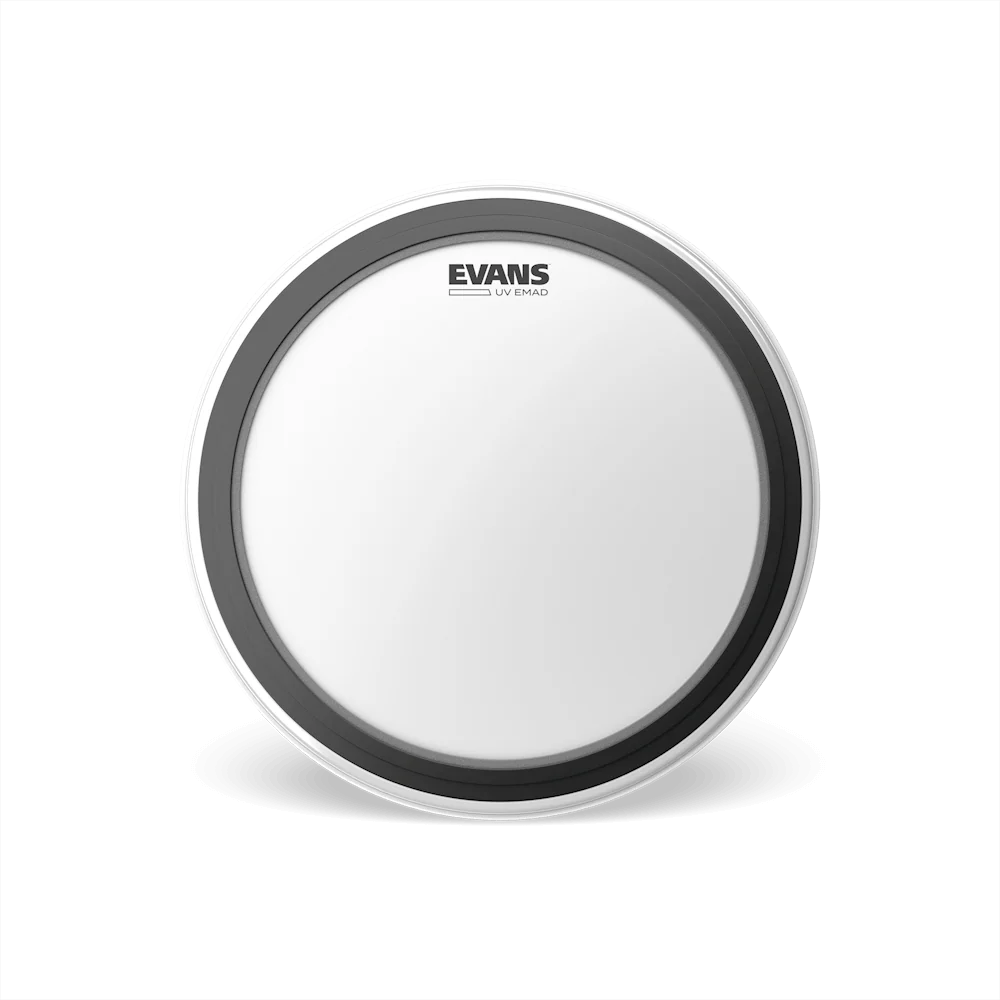 Evans EMAD UV Bass Drumhead | 22" (Coated White)
