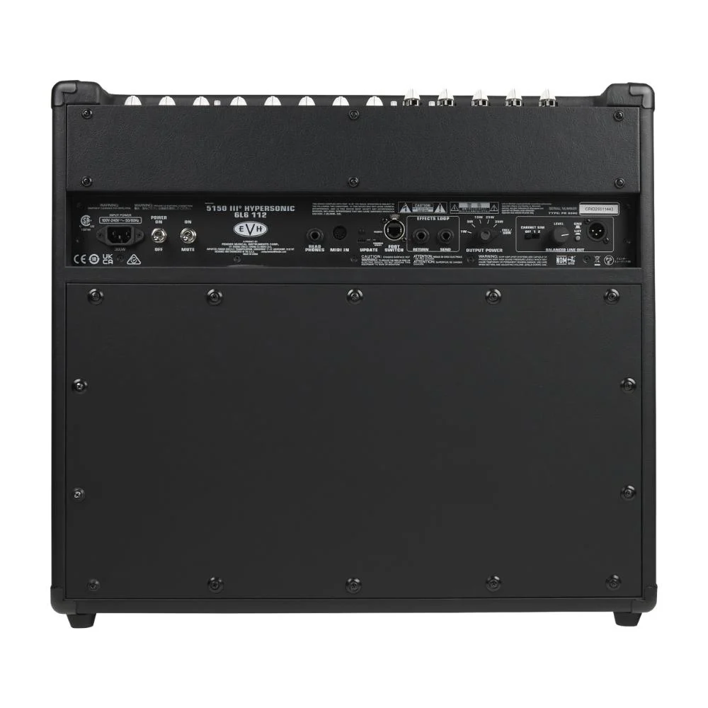 EVH 5150III Hypersonic 6L6 1x12 Combo Guitar Amp w/Footswitch | Black - Image 3
