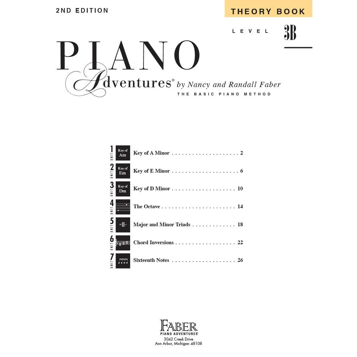 Faber Piano Adventures | Theory Level 3B - Image 2