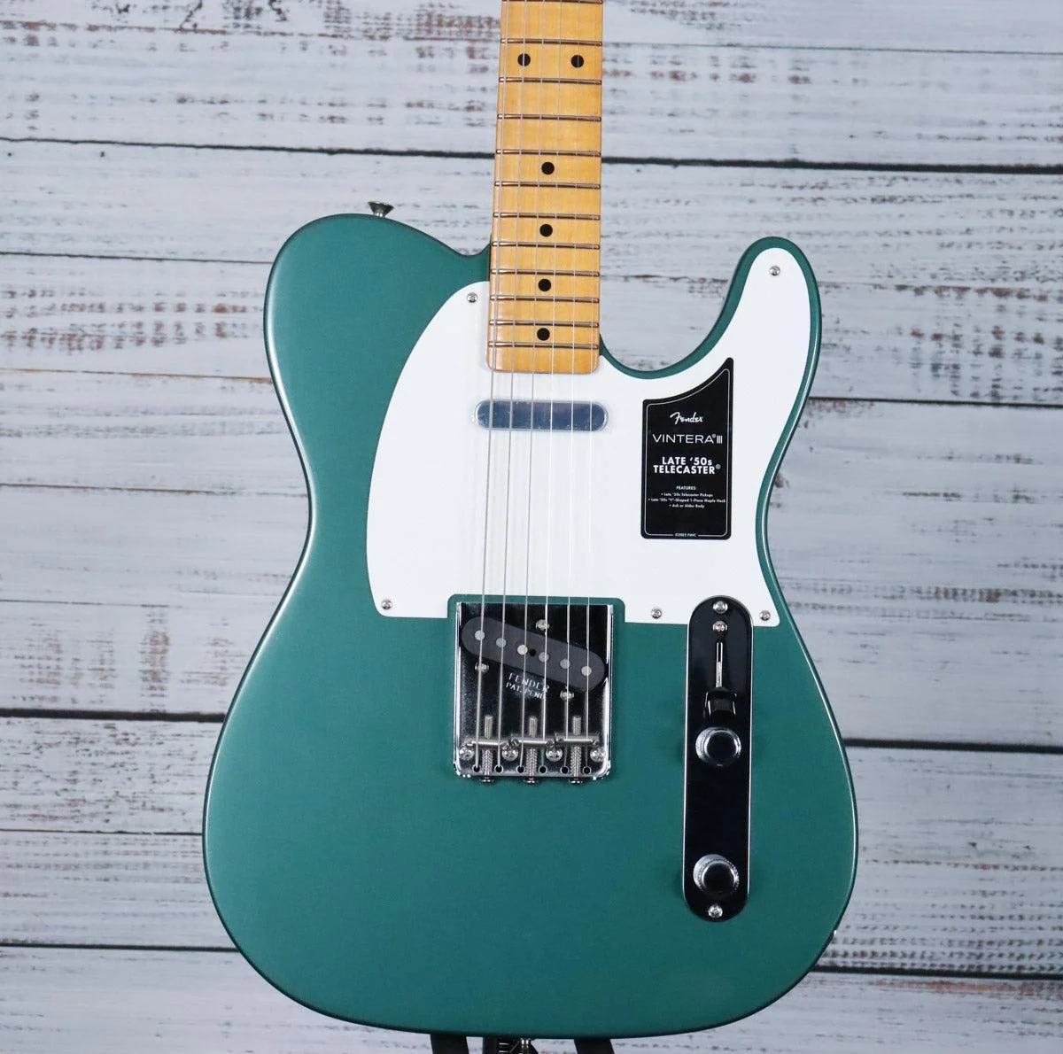 Fender Vintera III Late '50s Telecaster | Sherwood Green Metallic