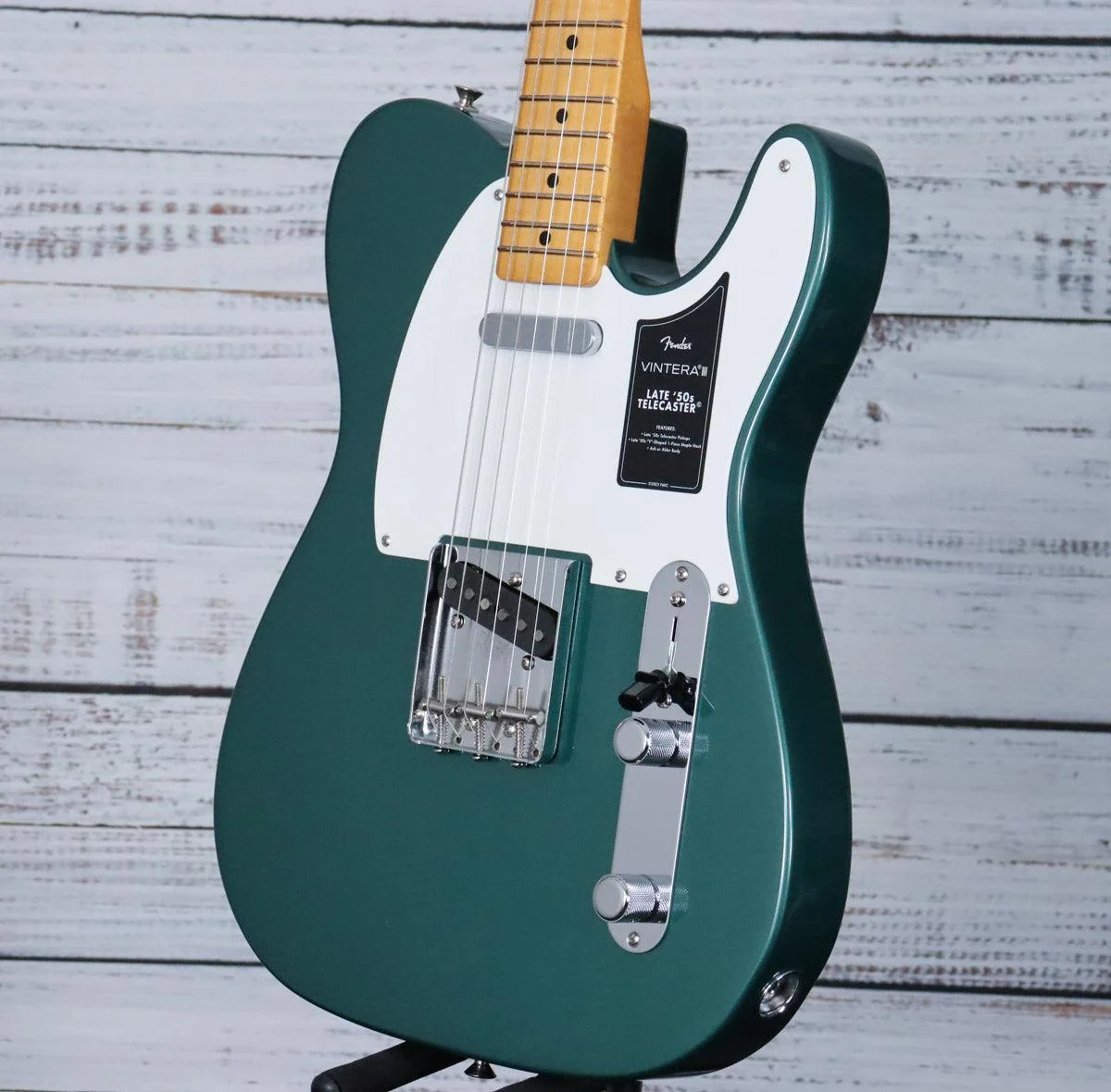 Fender Vintera III Late '50s Telecaster | Sherwood Green Metallic - Image 5