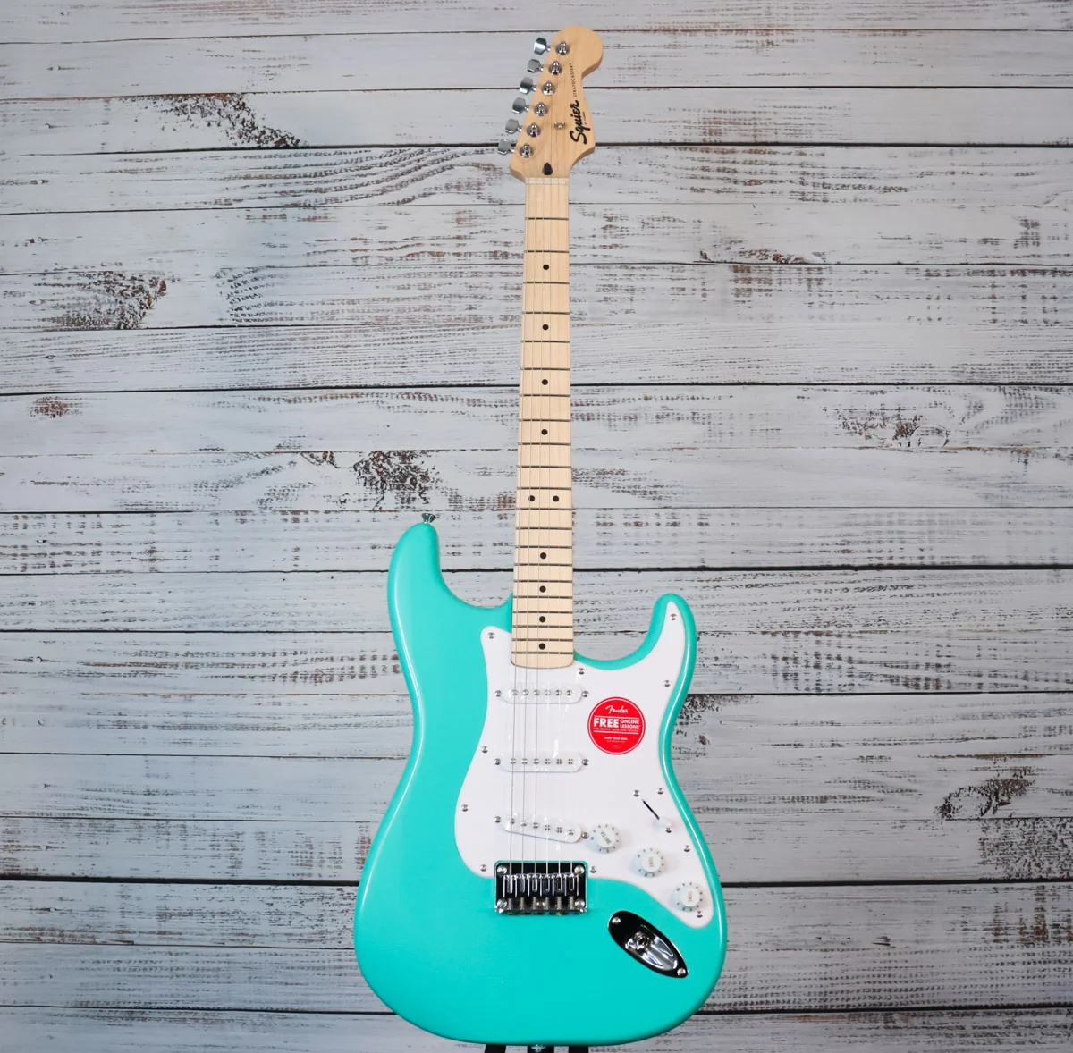 Squier Sonic Stratocaster HT Electric Guitar | Sea Foam Green, Maple Fretboard (BEGINNER) - Image 3