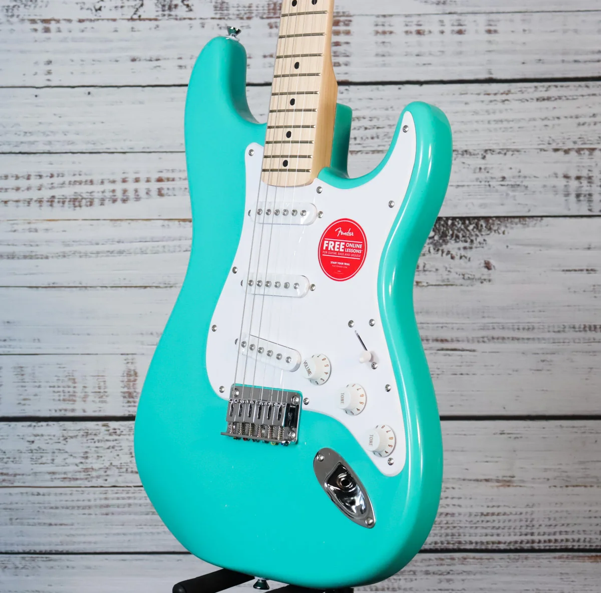 Squier Sonic Stratocaster HT Electric Guitar | Sea Foam Green, Maple Fretboard (BEGINNER) - Image 5