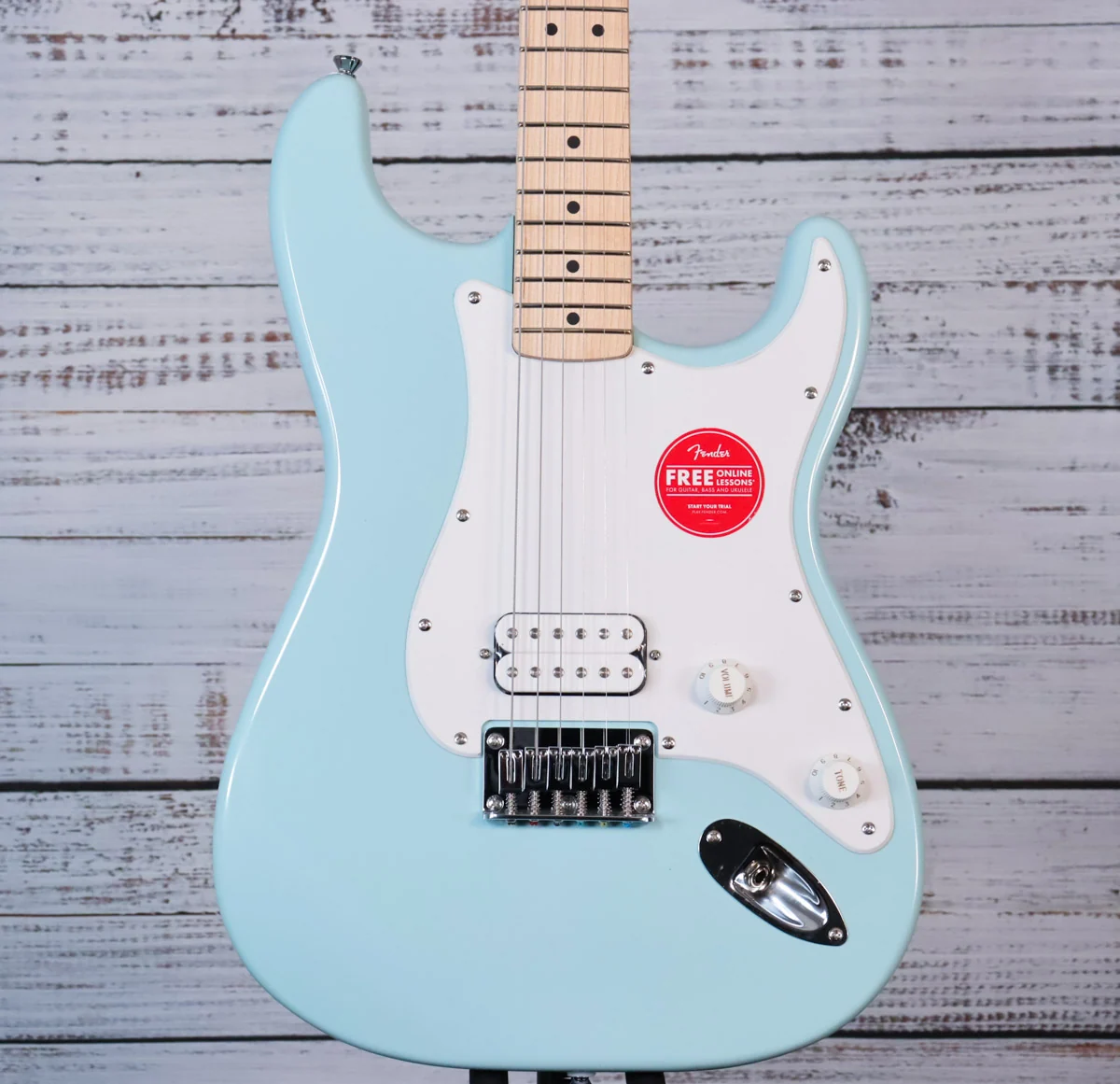 Squier Sonic Stratocaster HT H Electric Guitar | Sonic Blue, Maple Fretboard (IN-STOCK)