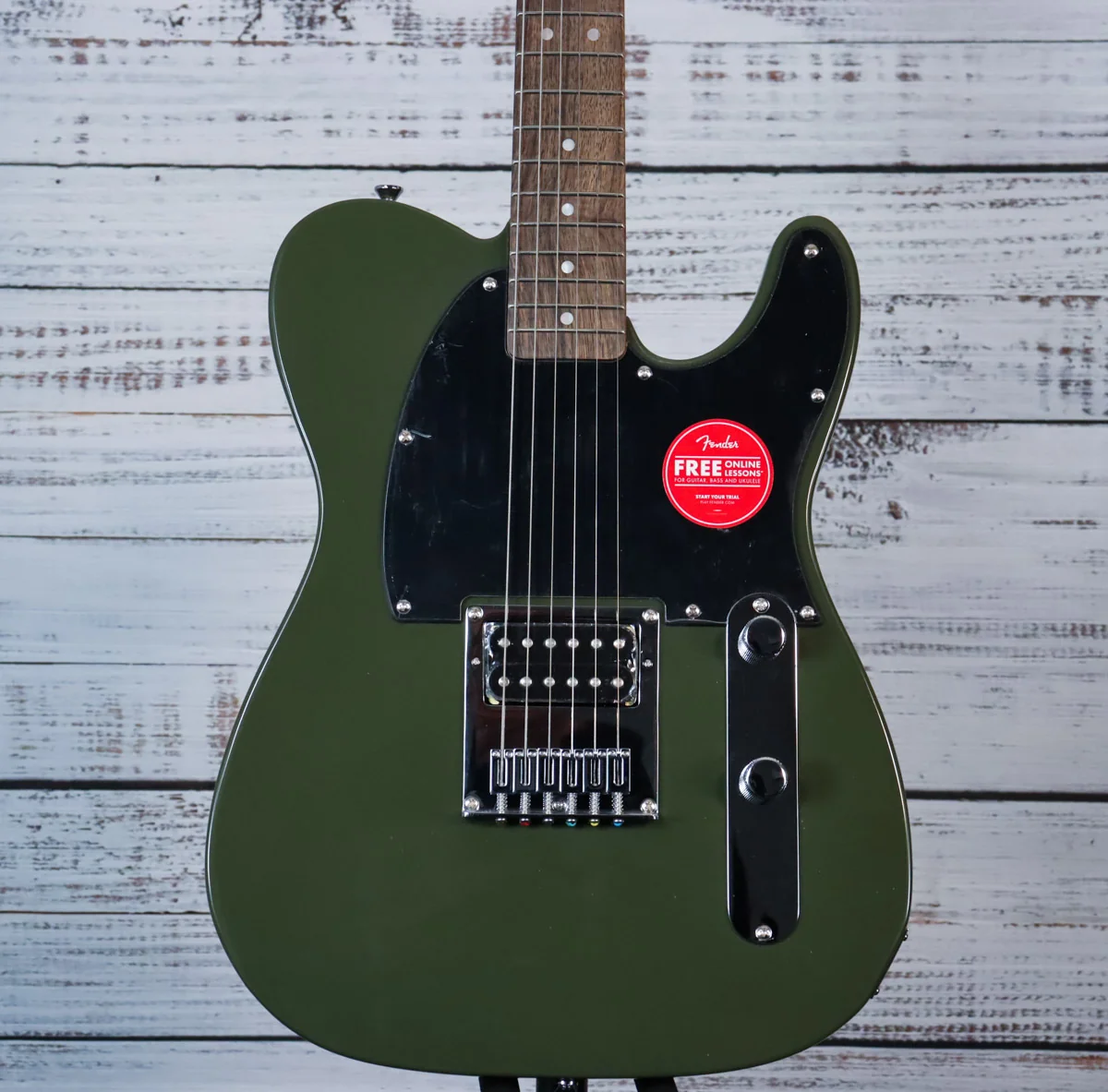 Squier Sonic Esquire H Electric Guitar | Olive, Indian Laurel Fretboard (IN-STOCK)