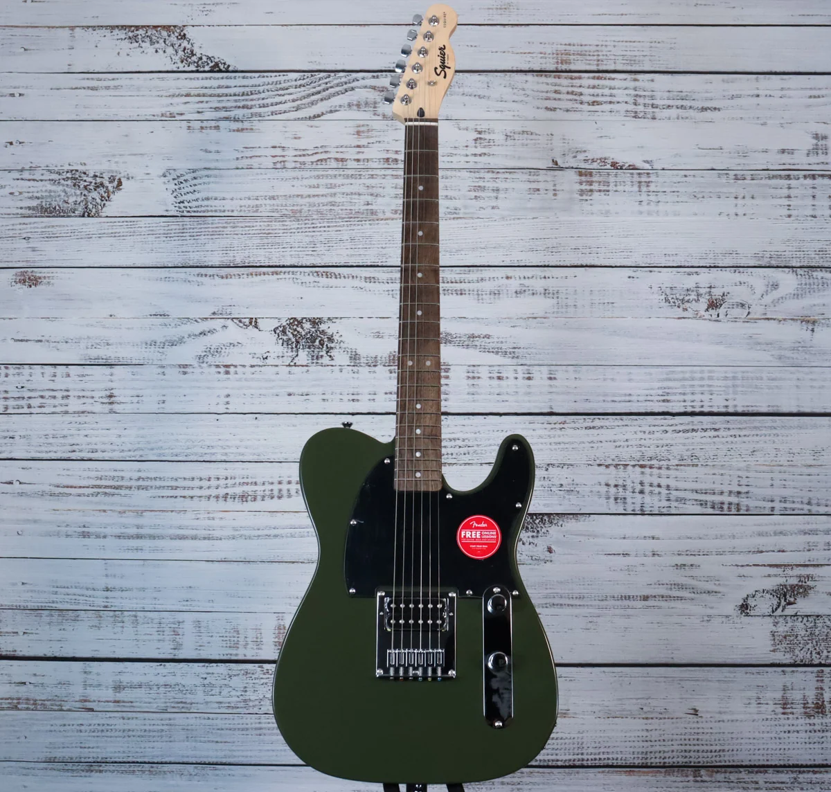 Squier Sonic Esquire H Electric Guitar | Olive, Indian Laurel Fretboard (IN-STOCK) - Image 3