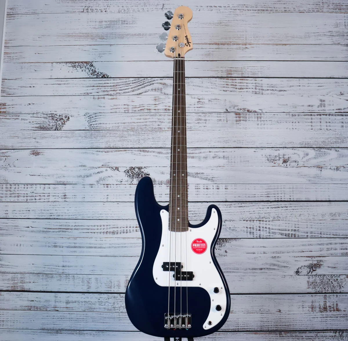 Squier Sonic Precision Bass Guitar | Midnight Blue, Laurel Fretboard (BEGINNER) - Image 3