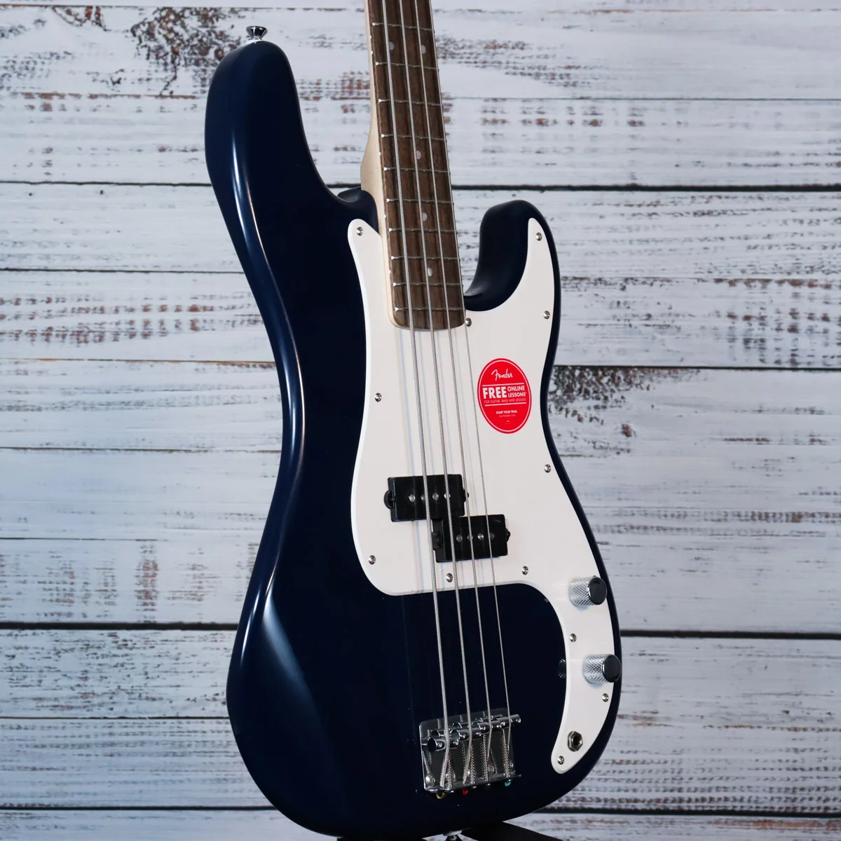 Squier Sonic Precision Bass Guitar | Midnight Blue, Laurel Fretboard (BEGINNER) - Image 4