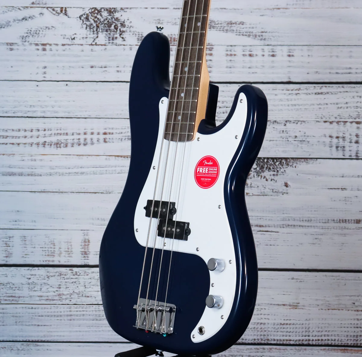 Squier Sonic Precision Bass Guitar | Midnight Blue, Laurel Fretboard (BEGINNER) - Image 5