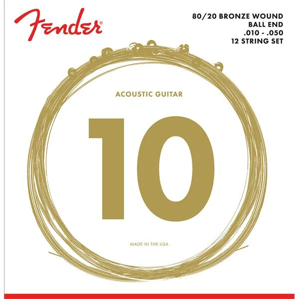 Fender 80/20 Bronze Strings 12 String Set | 70-12L