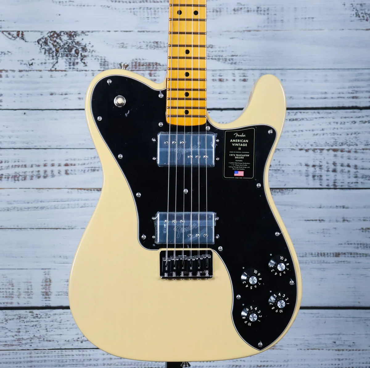 Fender American Vintage II 1975 Telecaster Deluxe | Vintage Blonde (IN STOCK)