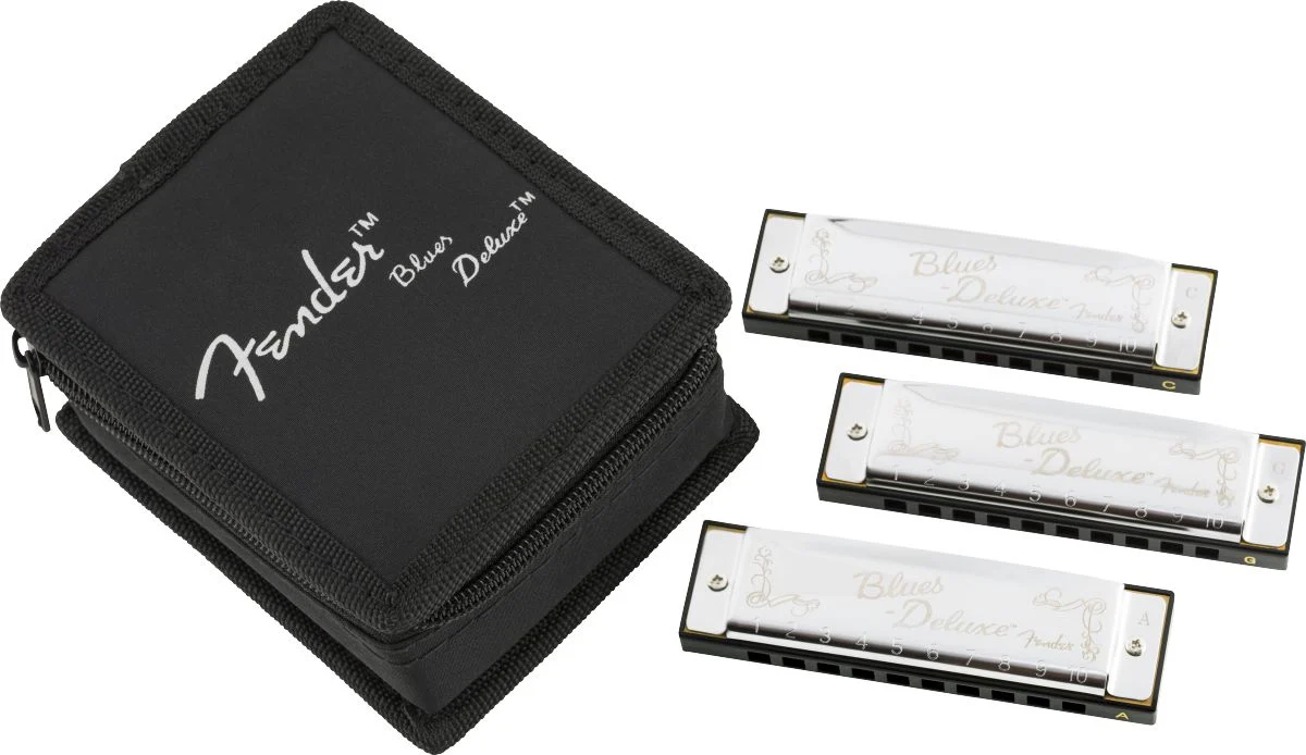 Fender Blues Deluxe Harmonica | 3 Pack