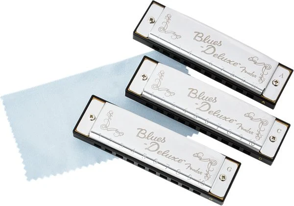 Fender Blues Deluxe Harmonica | 3 Pack - Image 3