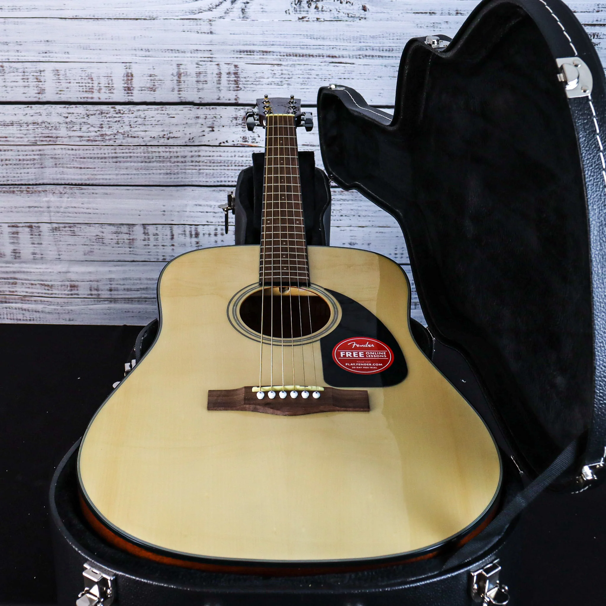 Fender CD-60 Dreadnought V3 Acoustic Guitar w/Case | Natural (IN-STOCK) - Image 4