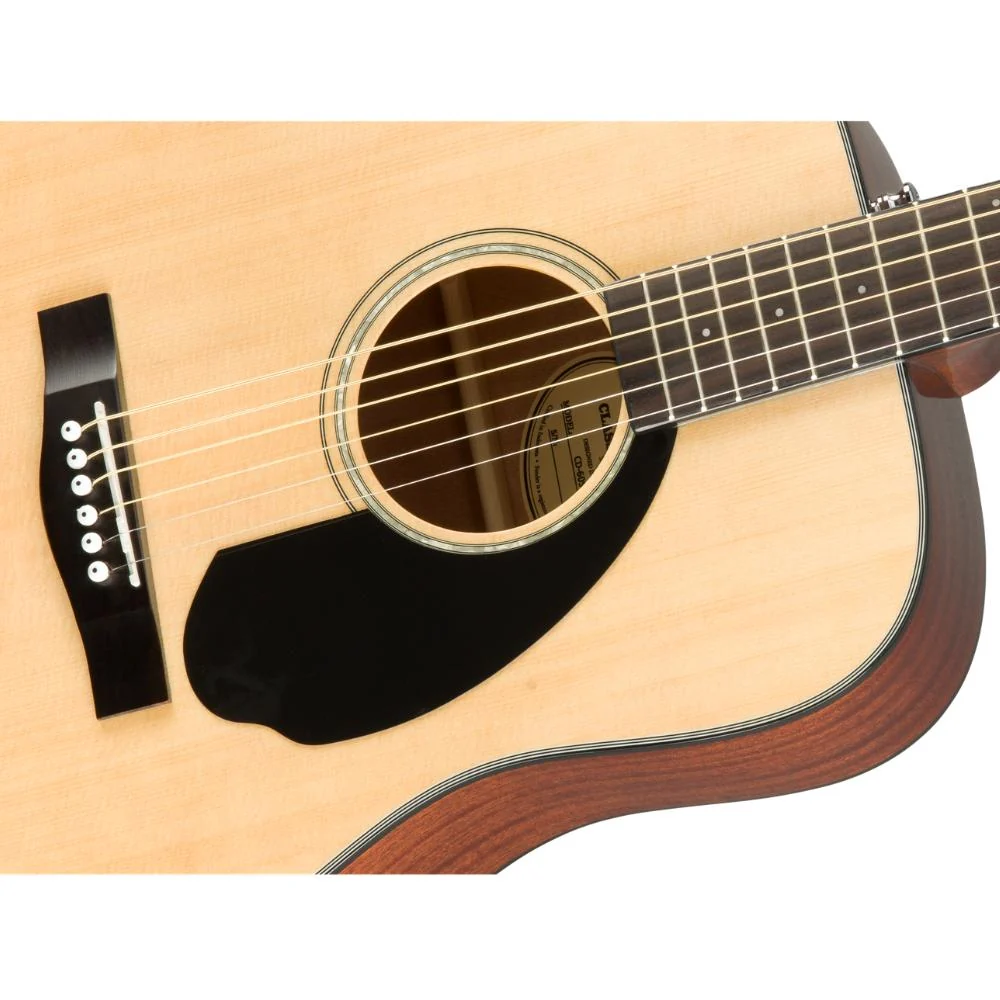 Fender CD-60S Dreadnought Acoustic Guitar | Gloss Natural (IN-STOCK) - Image 6