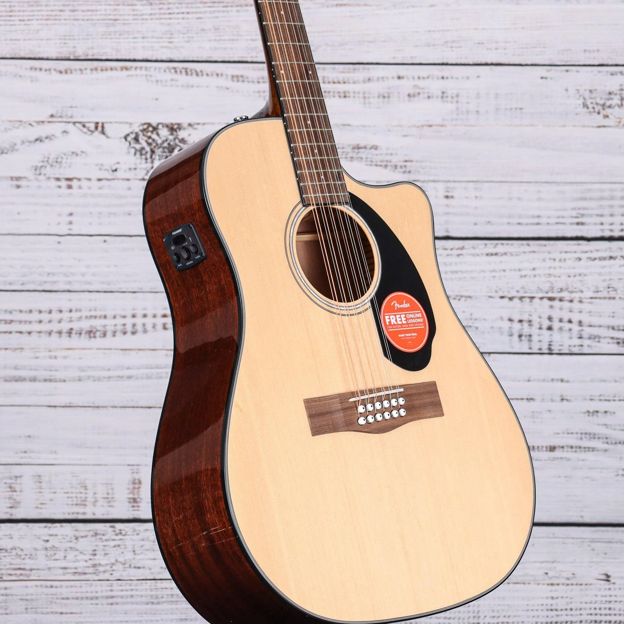 Fender CD-60SCE 12-String Dreadnought Acoustic-Electric Guitar | Natural (IN-STOCK) - Image 3