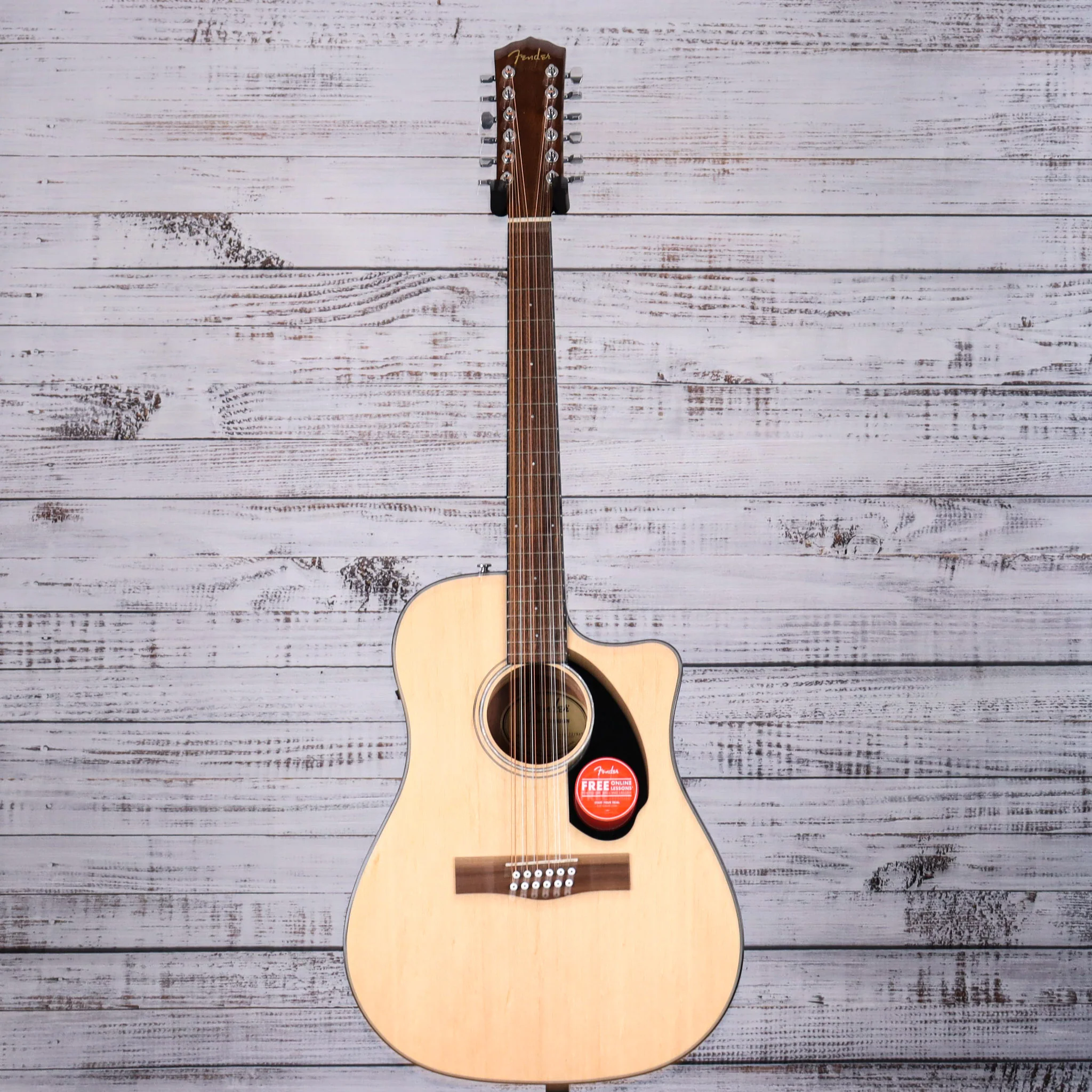 Fender CD-60SCE 12-String Dreadnought Acoustic-Electric Guitar | Natural (IN-STOCK) - Image 4