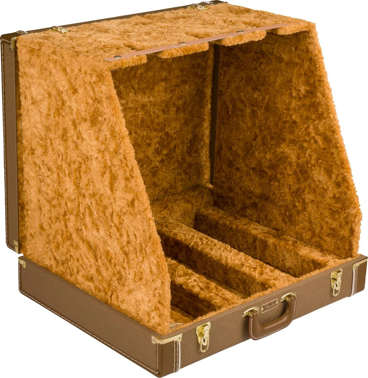 Fender® Classic Series Case Stand 3 Guitar | Brown - Image 2