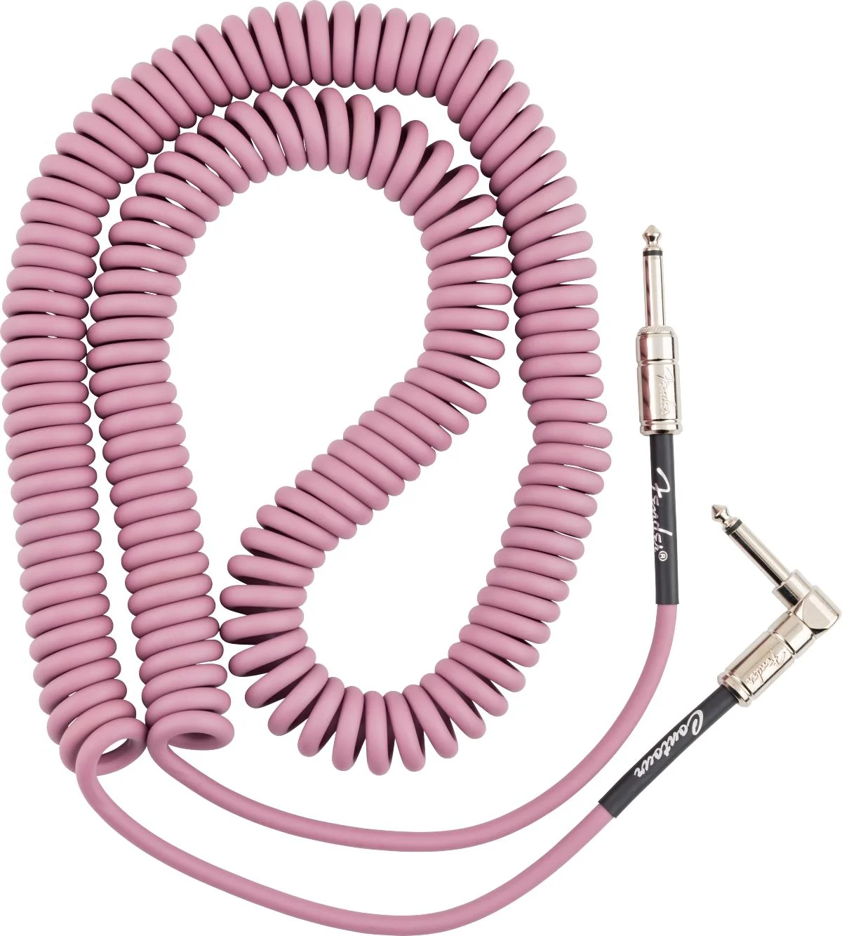 Fender Contour Series Coil Instrument Cables | 30ft | Burgundy Mist