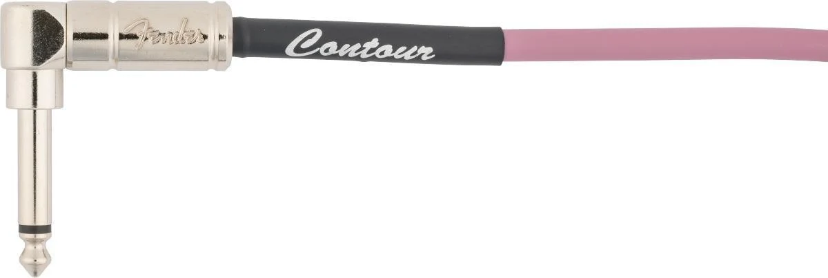 Fender Contour Series Coil Instrument Cables | 30ft | Burgundy Mist - Image 3
