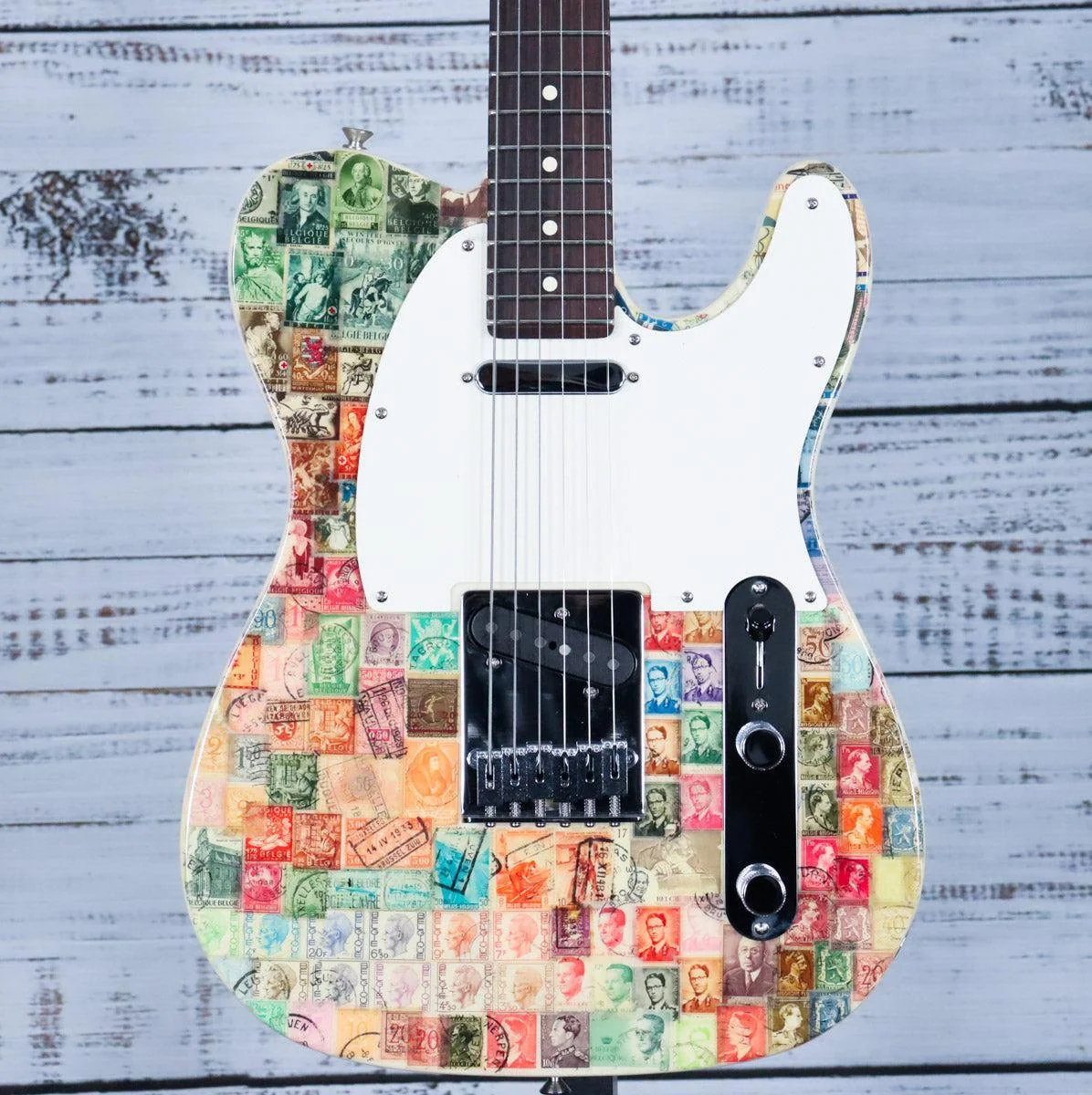 Fender Custom Shop Limited Stamps Electric Guitar | Belgium (LIMITED EDITION)
